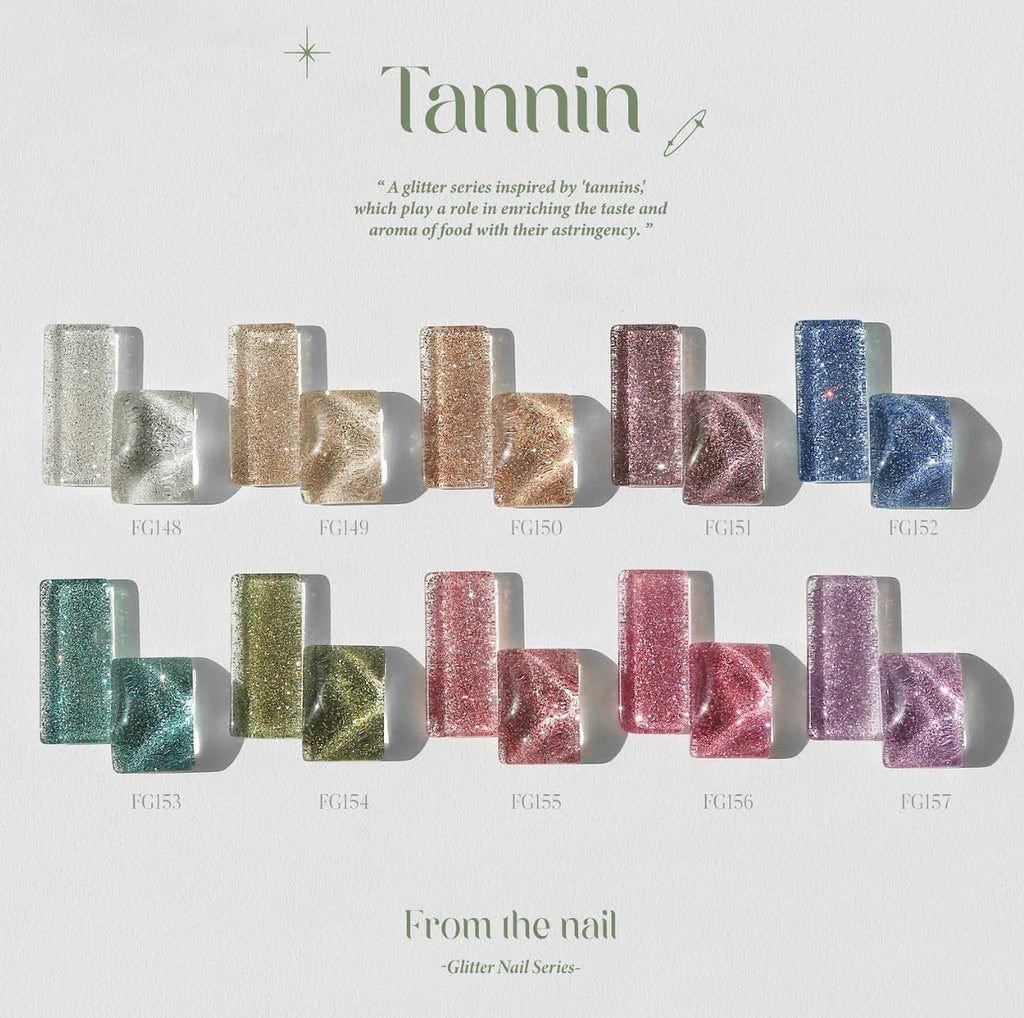 Tannin Glitter Series - From the nail