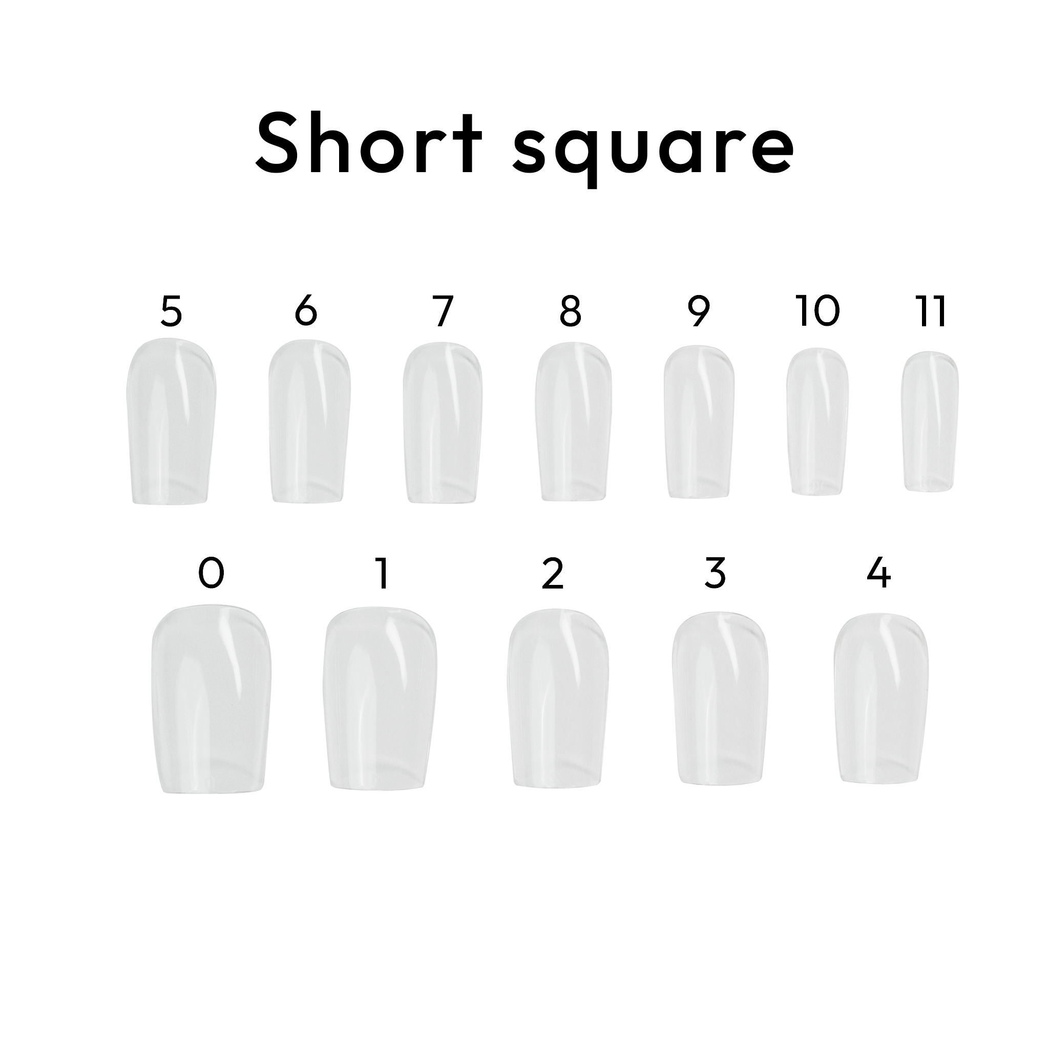 Square Short Tips