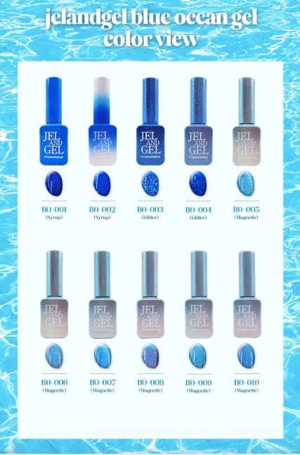 Blue Ocean Gel Collection- Jel and Gel