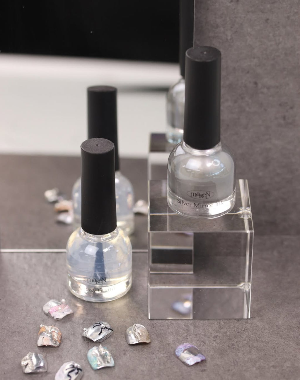 Silver Mirror Ink + Glossy Guard Set - MakeN